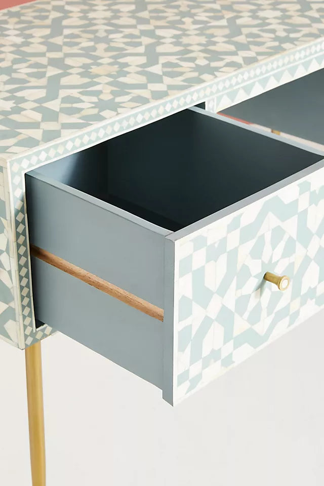 Marrakech Inlay Console Desk - Ziba Homes