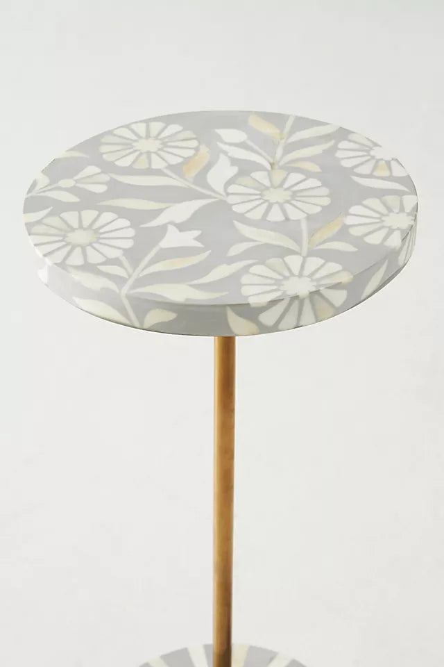 Mazaya Inlay Petite End Table - Ziba Homes