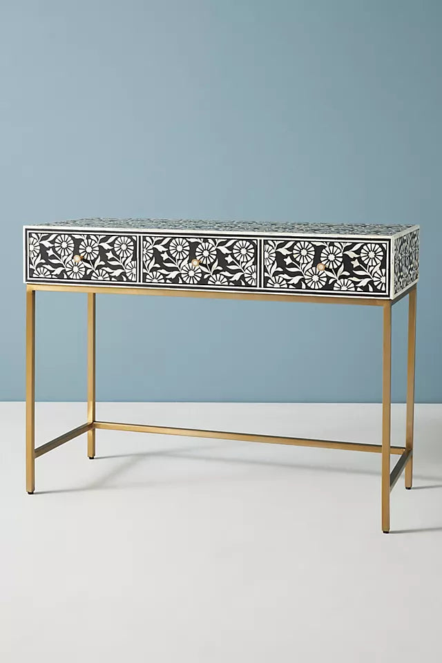 Mazaya Inlay Console - Ziba Homes