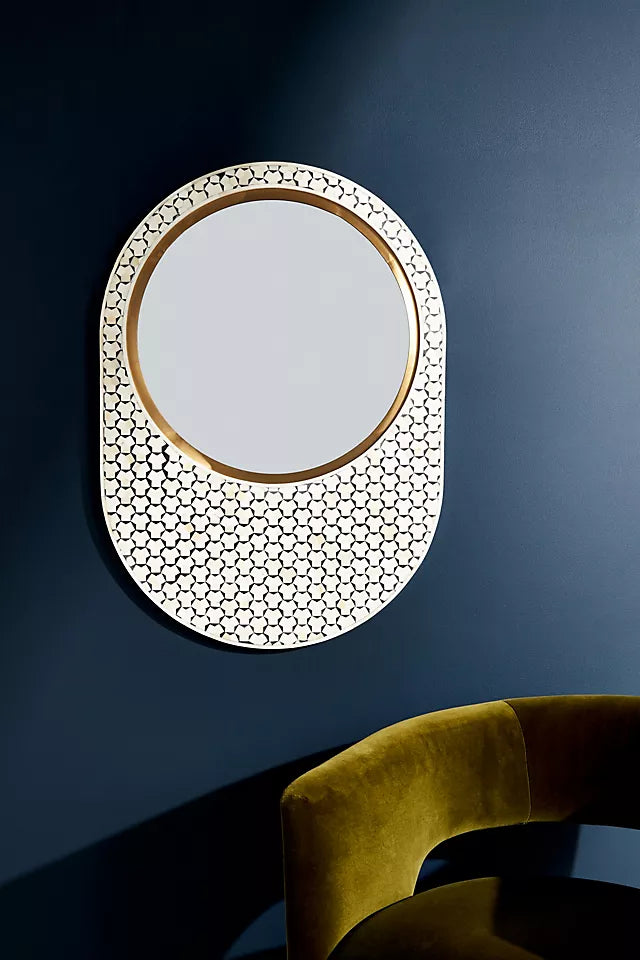 Khaab Inlay Mirror - Ziba Homes