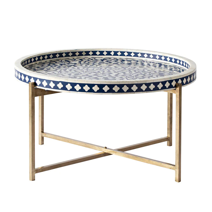 Sylvan Inlay Tray Coffee Table D - Ziba Homes