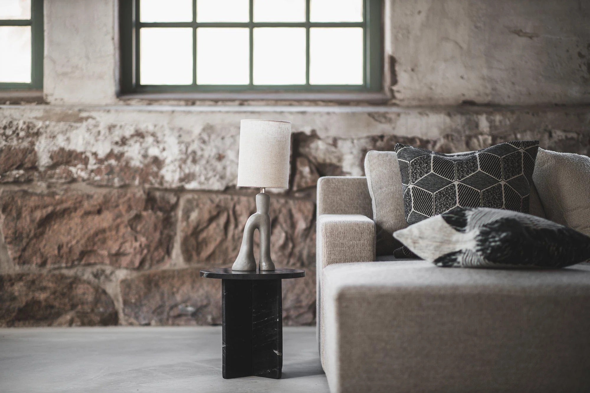 Circular Marble Side Table