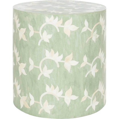 Blossom Inlay End Table - Ziba Homes