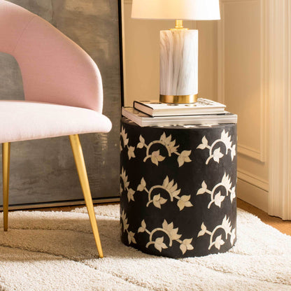 Blossom Inlay End Table - Ziba Homes