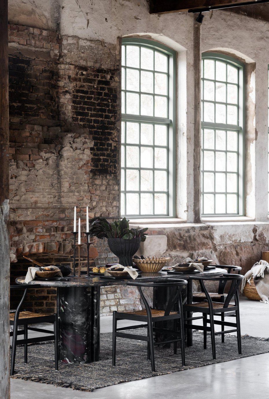 Pebble Granite Marble Dining Table