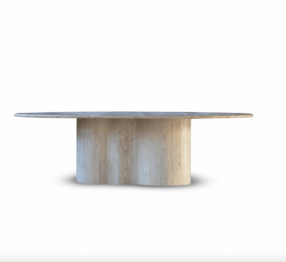 Terra Travertine  Marble Dining Table