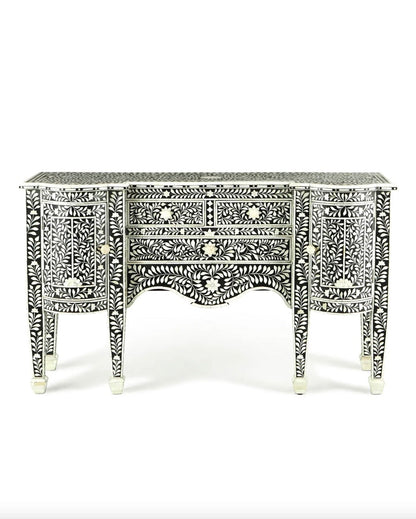 Sylvan Baroque Inlay Console - Ziba Homes