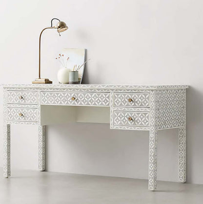 Medley Inlay Console Desk - Ziba Homes