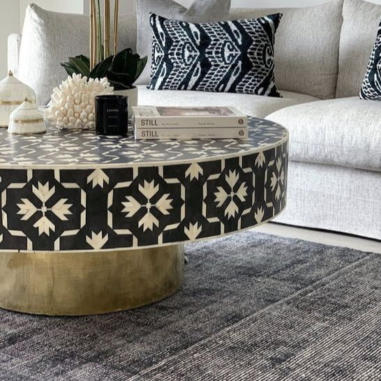 Zali Inlay Coffee Table - Ziba Homes